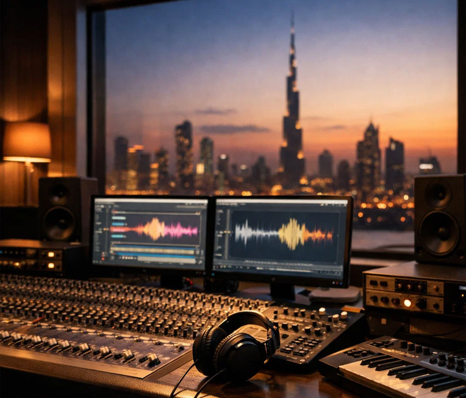 Will Play Productions independent music studio in Dubai